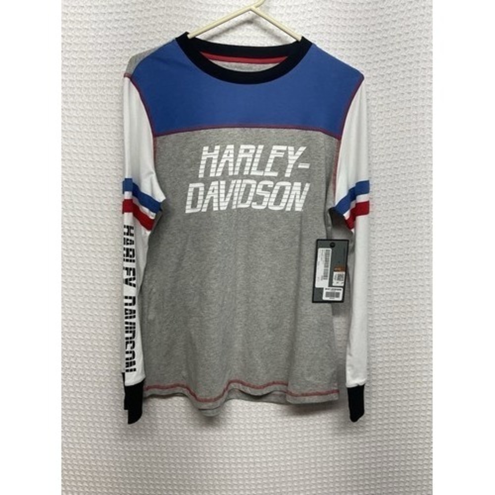 NWT Harley-Davidson Stretch Racing Long Sleeve T-Shirt Women Medium China